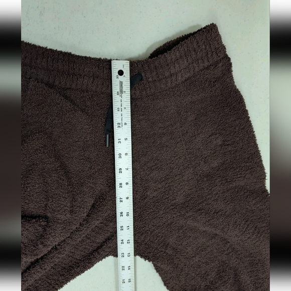 Natori Akio Cheniile Jogger Pants Mens L Brown Cozy Lounge Cabincore #1111 - Picture 8 of 11